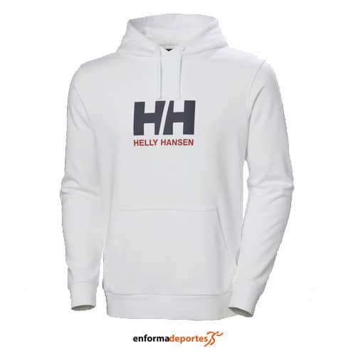 Sudadera hombre Helly Hansen Logo Hoodie | WHITE - Imagen 2