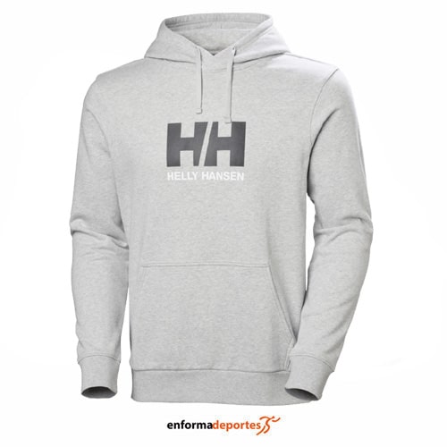 Sudadera hombre Helly Hansen Logo Hoodie | GREY MELANGE