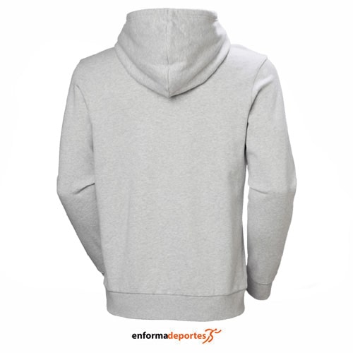 Sudadera hombre Helly Hansen Logo Hoodie | GREY MELANGE - Imagen 3