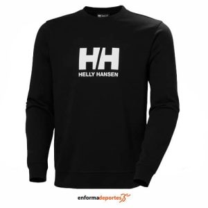 Sudadera hombre Helly Hansen Logo Crew Sweat | BLACK