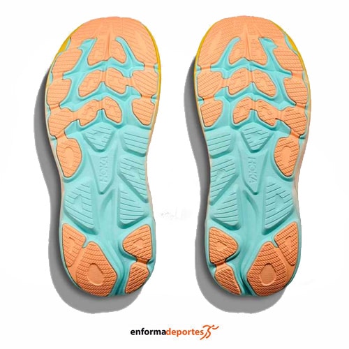 Zapatilla hombre Hoka Clifton 10 | BLUE SPARK/WHIT - Imagen 4