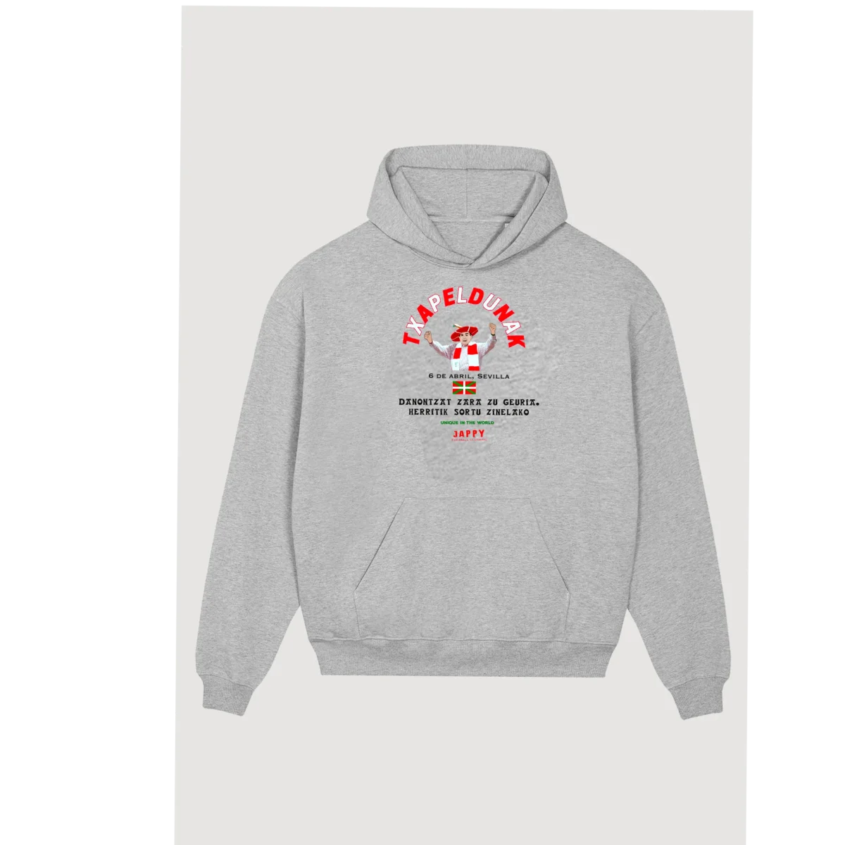 Sudadera Athletic Tapeldunak: unique in the world