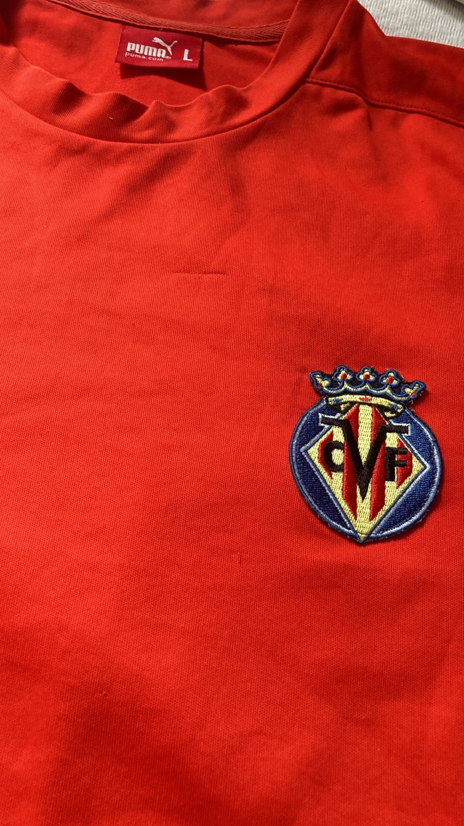 Sudadera oficial entrenamiento Puma Villarreal 2005-07 M - Imagen 5