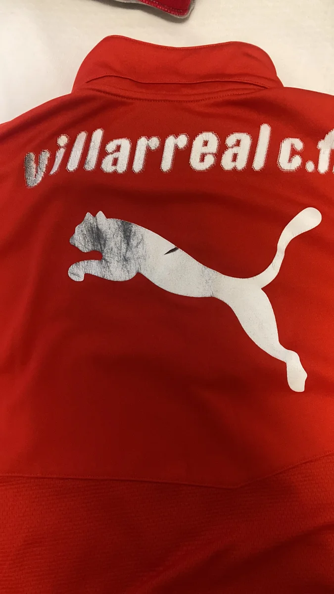 Sudadera oficial entrenamiento Puma Villarreal 2005-07 M - Imagen 8