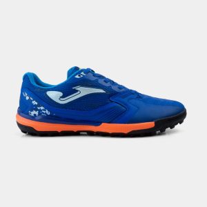 Zapatillas Futbol Sala Liga 5 2604 TF Azul Royal Naranja