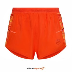 PANTALON CORTO HOMBRE LA SPORTIVA AUSTER | CHERRY TOMATO/PAPAYA