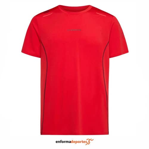Camiseta hombre La Sportiva Tracer | MOUNTAIN RED/REDWOOD - Imagen 2