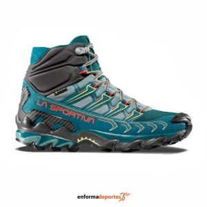 Bota Mujer La Sportiva Ultra Raptor II Mid Gtx | EVERGLADE/JUNIPER