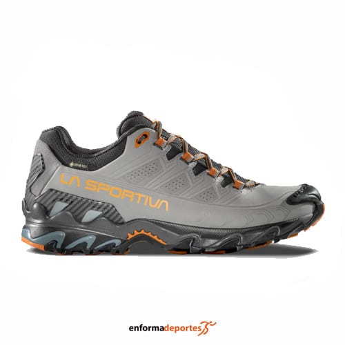 Zapatilla Hombre La Sportiva Ultra Raptor II Leather Gtx | GREY/MARMALADE - Imagen 2