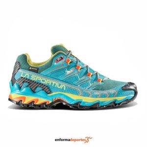 Zapatilla Mujer La Sportiva Ultra Raptor II Gtx | LAGOON/GREEN BANANA