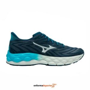 ZAPATILLA HOMBRE MIZUNO WAVE SKY 8 | BLUE WING TEAL/NEO SILVER