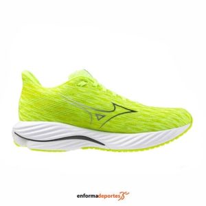 Zapatilla hombre Mizuno Wave Rider 28 | MIZUNO NEO LIME/BLACK/ACI