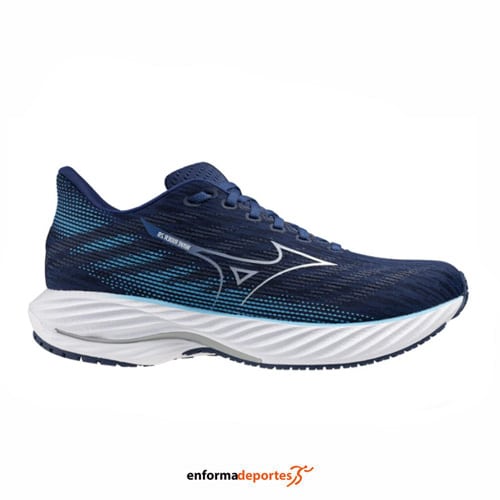 Zapatilla hombre Mizuno Wave Rider 28 | VINTAGEINDIGO/NEOMINT/FRO