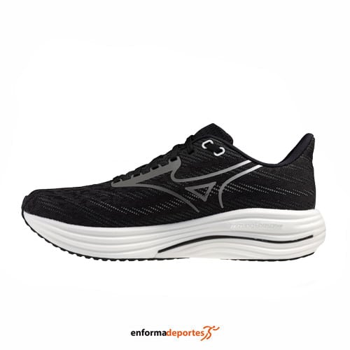 Zapatilla hombre Mizuno Wave Rider 29 | BLACK SAND/QUIET SHADE/BL - Imagen 3