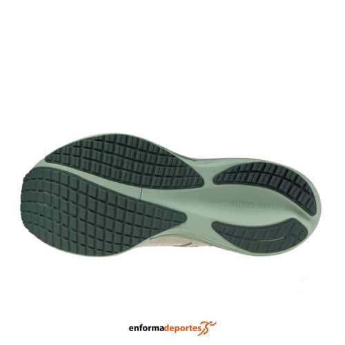 Zapatilla hombre Mizuno Wave Rider 29 | WHITE/BISTRO GREEN/CREME - Imagen 4