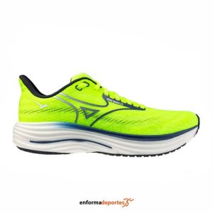 Zapatilla hombre Mizuno Wave Rider 29 | LIGHTNING YELLOW/ESTATE B