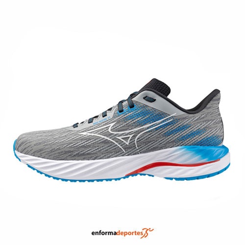 ZAPATILLA HOMBRE MIZUNO WAVE INSPIRE 21 | PEARL BLUE/WHITE/BLUE PAC - Imagen 3