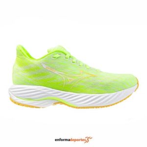 ZAPATILLA MUJER MIZUNO WAVE RIDER 28 | MIZUNO NEO LIME/FLAX/MIZU