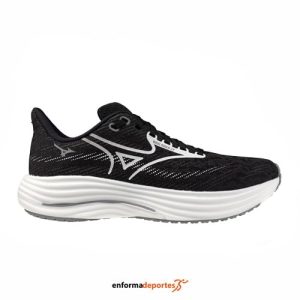 Zapatilla mujer Mizuno Wave Rider 29 | BLACK SAND/WHITE/BLACK