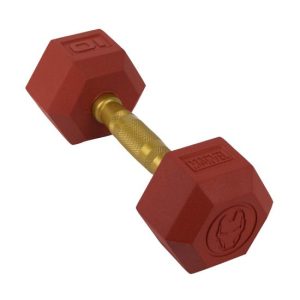 Mancuerna Hexagonal con caucho Iron Man 10 Lb Everlast Marvel