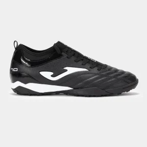 Zapatillas Futbol Numero-10 2401 TF Negro Blanco