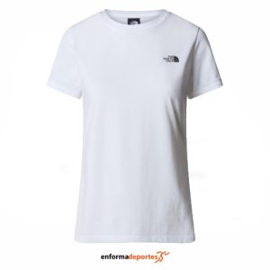 CAMISETA MUJER THE NORTH FACE SIMPLE DOME | WHITE
