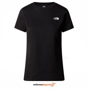 CAMISETA MUJER THE NORTH FACE SIMPLE DOME | BLACK