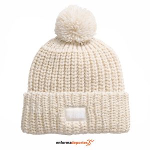 GORRO HOMBRE THE NORTH FACE COZY CHUNKY CABIN BEANIE | GARDENIA WHITE/GRAVEL/K