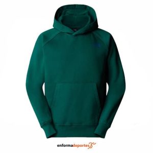 SUDADERA HOMBRE THE NORTH FACE RAGLAN BOX NSE HOODIE | DEEP NORI/ESTATE BLUE