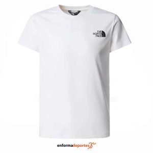 CAMISETA JUNIOR THE NORT FACE REDBOX S/S TEE | TNF WHITE