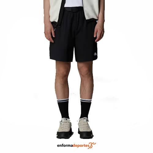 PANTALON CORTO HOMBRE THE NORTH FACE CLASS V PATHFINDER BELTED 7″ | TNF BLACK - Imagen 3