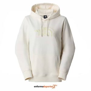 Sudadera Mujer The North Face Drew Peak Light Regular Hoodie | WHITE DUNE/LEMON MIST