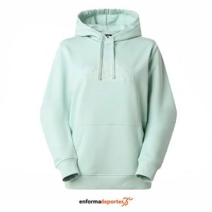 Sudadera Mujer The North Face Drew Peak Light Regular Hoodie | OPAL FROST/WHITE DUNE