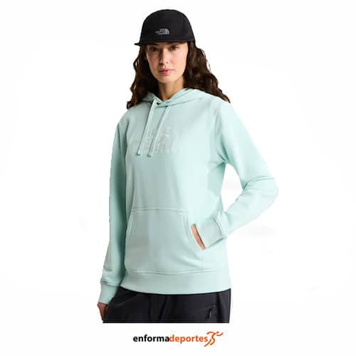 Sudadera Mujer The North Face Drew Peak Light Regular Hoodie | OPAL FROST/WHITE DUNE - Imagen 3