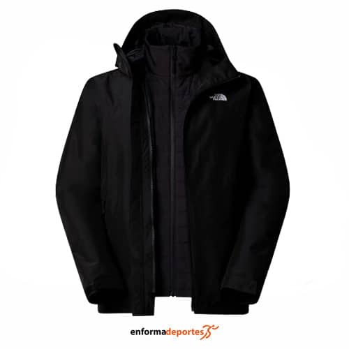Chaqueta Hombre The North Face Carto Mono Triclimate Hooded | TNF BLACK - Imagen 2
