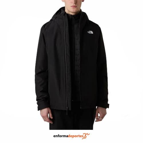 Chaqueta Hombre The North Face Carto Mono Triclimate Hooded | TNF BLACK - Imagen 4