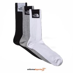 Calcetines unisex The North Face Fine Box Cush Crew | TNF WHITE/TNF BLACK/MON