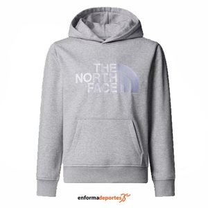 Sudadera junior The North Face Drew Peak Pullover Hoodie | TNF LIGHT GREY HEATHER