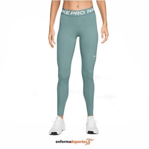 Malla Mujer Nike Pro Tights | CANNON/WHITE