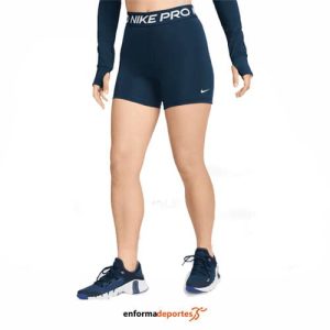Pantalón corto mujer Nike Pro 365 | ARMORY NAVY/WHITE