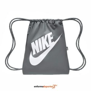 Bolsa unisex Nike Heritage Drawstring | SMOKE GREY/SMOKE GREY/SUM
