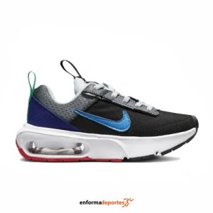 ZAPATILLA JUNIOR NIKE AIR MAX INTRLK LITE | BLACK/PHOTO BLUE-COOL GRE