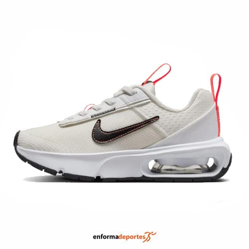 ZAPATILLA JUNIOR NIKE AIR MAX INTRLK LITE | SUMMIT WHITE/BLACK-HYPER - Imagen 3