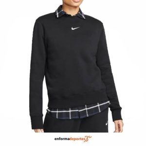 Sudadera mujer Nike Sportswear Phoenix Fleece | BLACK/SAIL