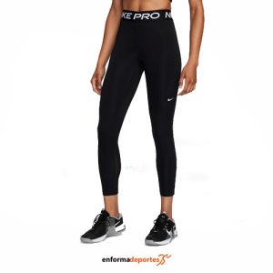 MALLA MUJER NIKE PRO 365 MID-RISE 7/8 L | BLACK/WHITE