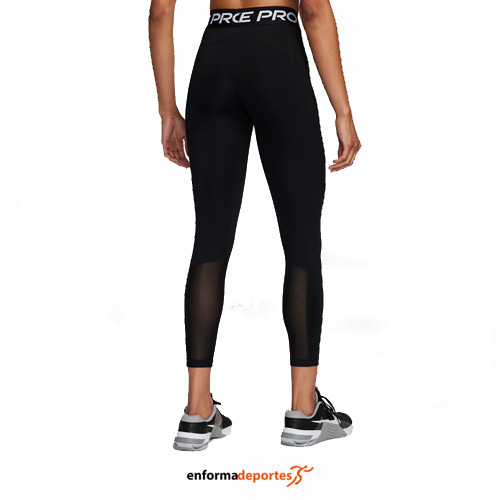 MALLA MUJER NIKE PRO 365 MID-RISE 7/8 L | BLACK/WHITE - Imagen 3