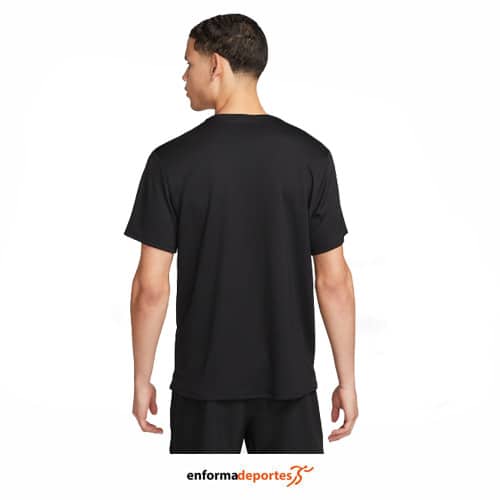 Camiseta hombre Nike Dri-Fit Uv Miler | BLACK/REFLECTIVE SILV - Imagen 3