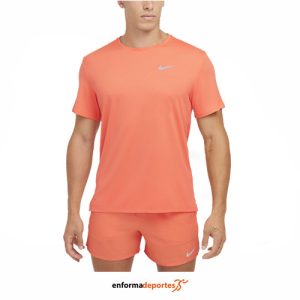 Camiseta hombre Nike Dri-Fit Uv Miler | LT WILD MANGO/REFLECTIVE