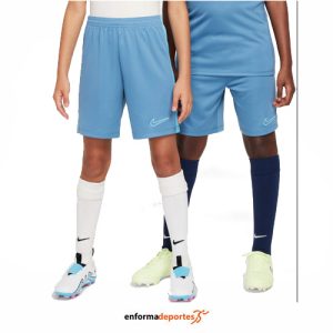 PANTALON CORTO JUNIOR NIKE DRI-FIT ACADEMY23 SOCCER | AEGEAN STORM/BALTIC BLUE/