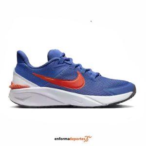 Zapatilla junior Nike Star Runner 4 NN (Gs) | ASTRONOMY BLUE/TEAM ORANG